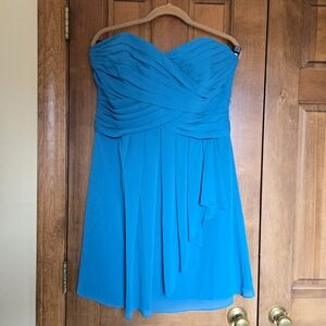 Davids Bridal Size 14 Strapless Bridesmaid Dress